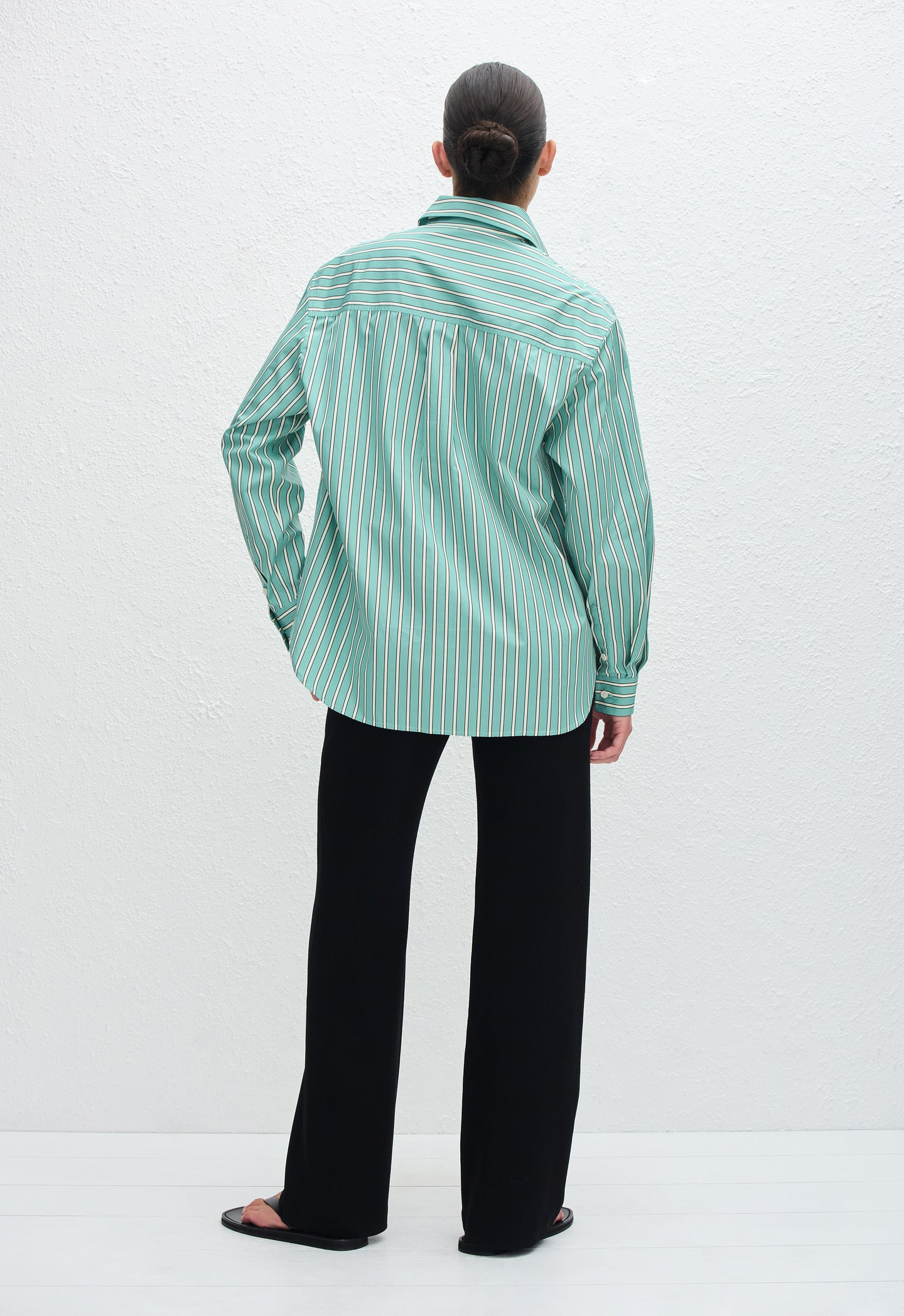 Classic Stripe Shirt - Aegean Stripe - Matteau