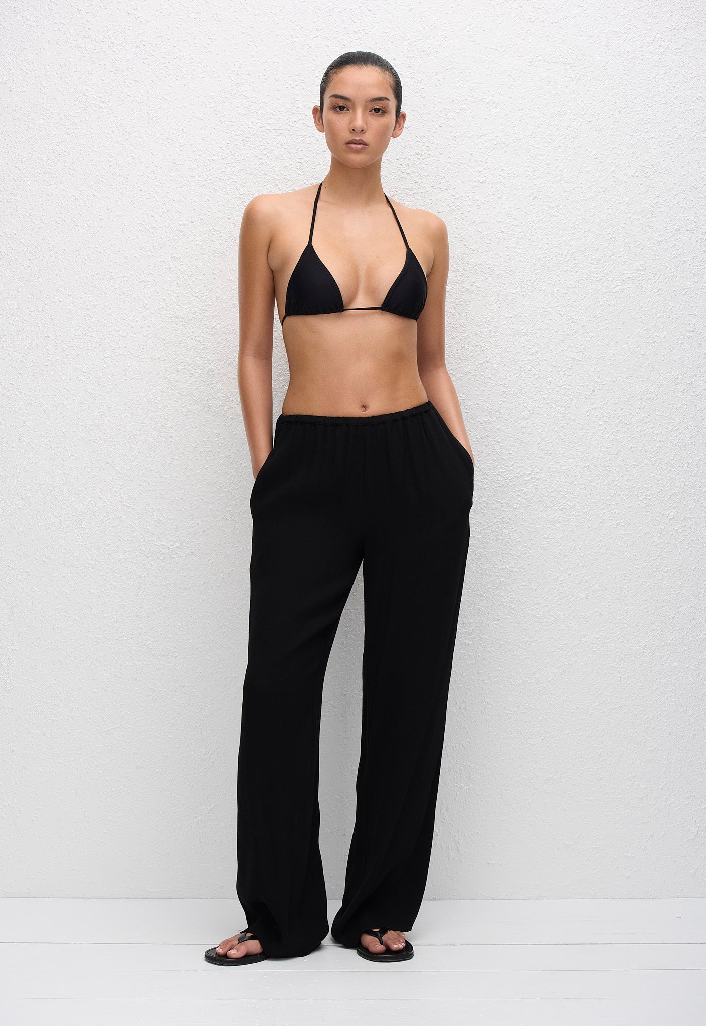 Fluid Trouser - Black - Matteau