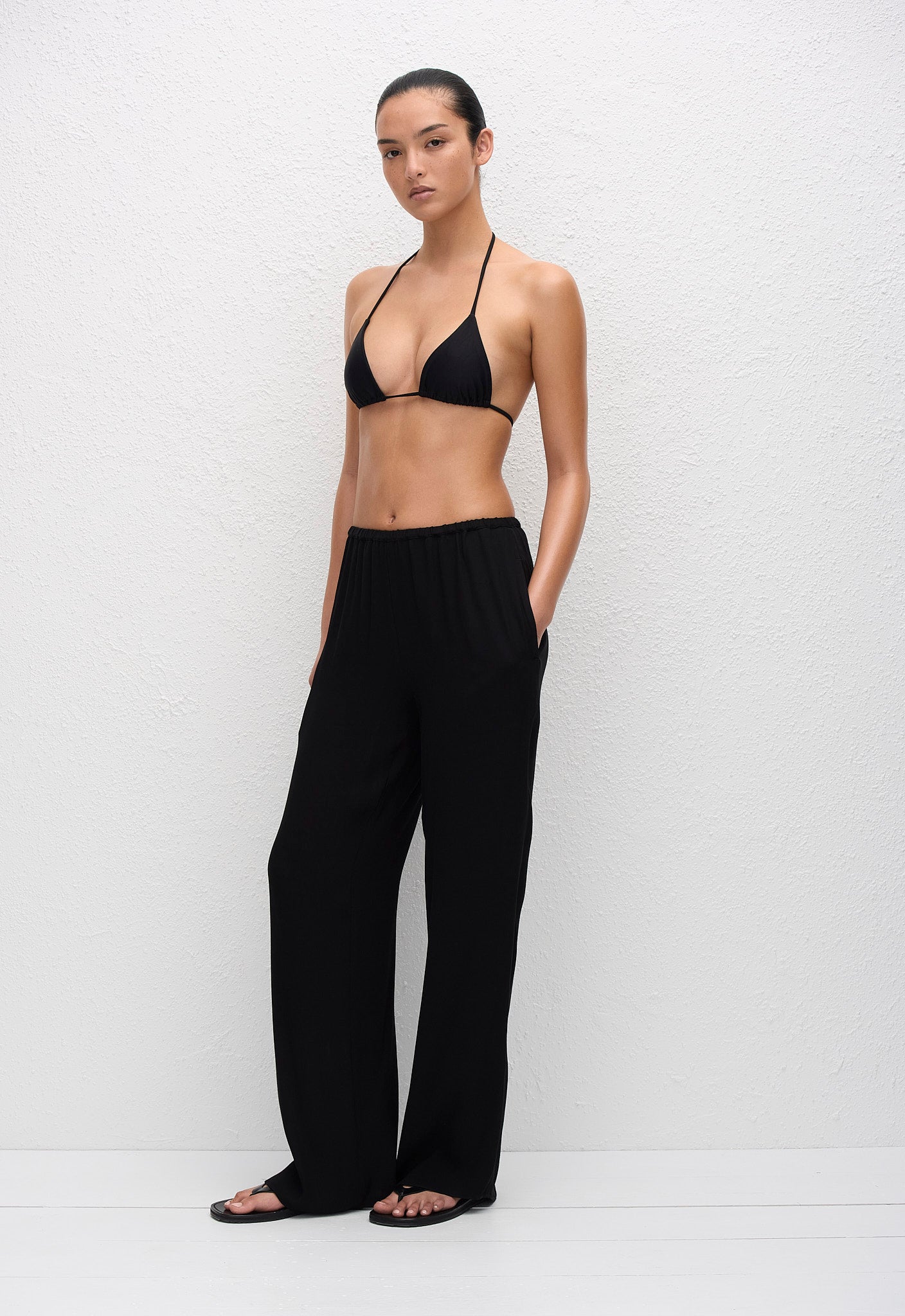 Fluid Trouser - Black - Matteau
