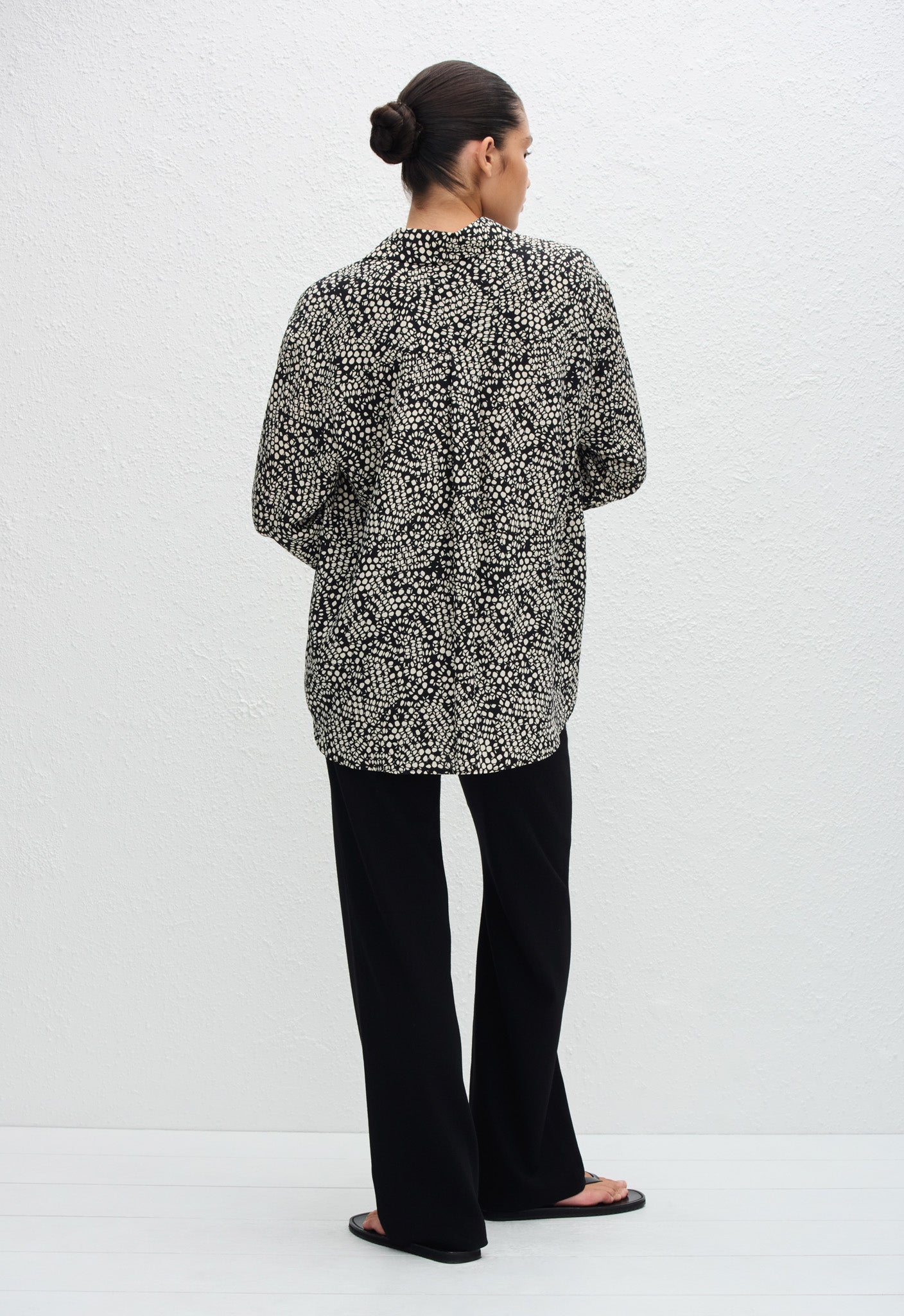 Long Sleeve Silk Shirt - Kyoto - Matteau