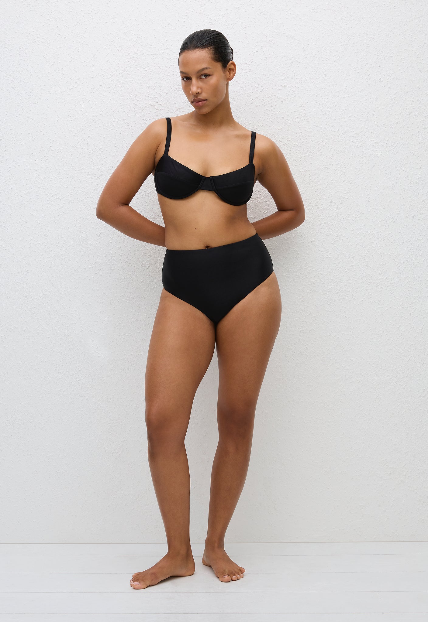 High Waist Brief - Deep Black - Matteau