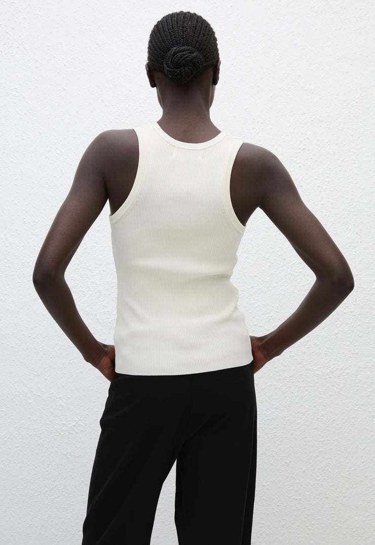 Ribbed Tank - Ecru - Matteau