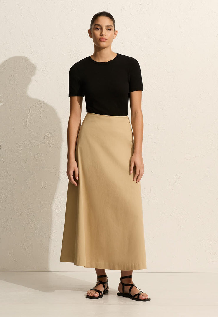 A-Line Skirt - Sand - Matteau