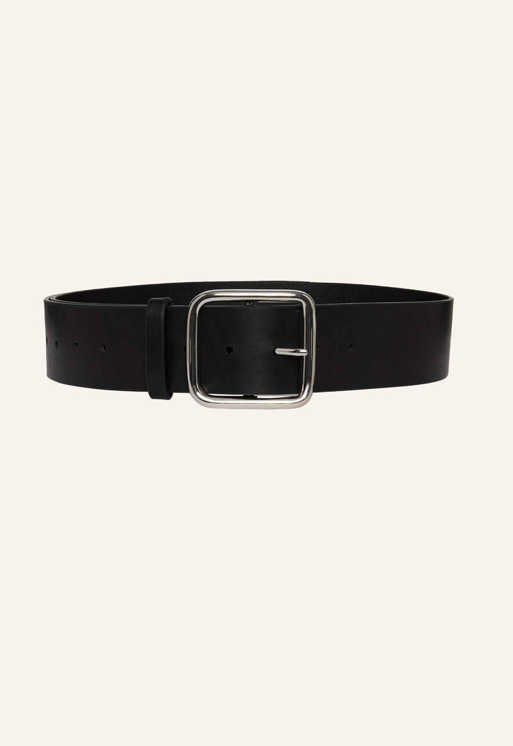 Wide Belt - Black Silver - Matteau