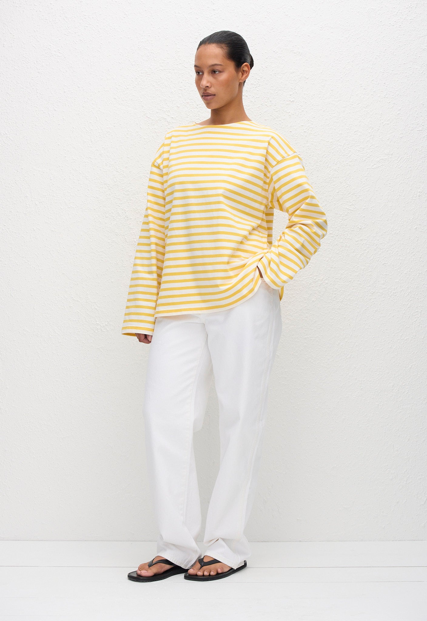 Breton Stripe Tee - Limoncello Stripe - Matteau