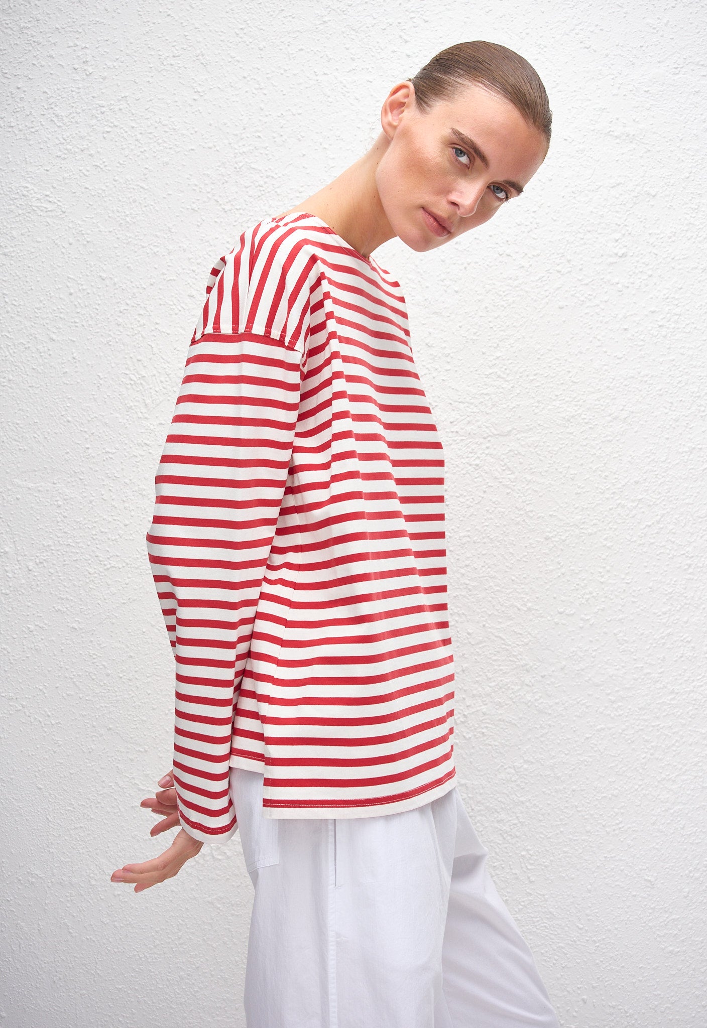 Breton Stripe Tee - Red/White - Matteau