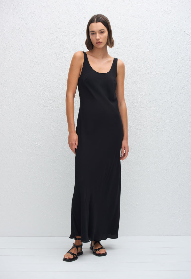 Bias Tank Dress - Black - Matteau