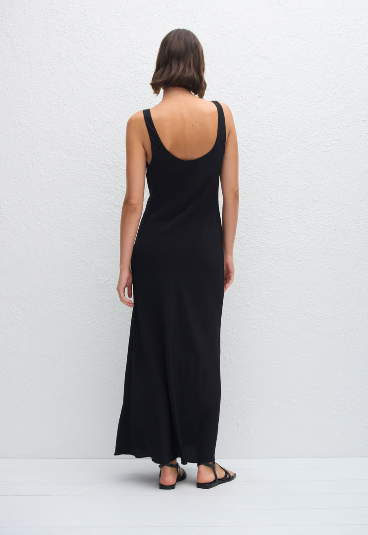 Bias Tank Dress - Black - Matteau