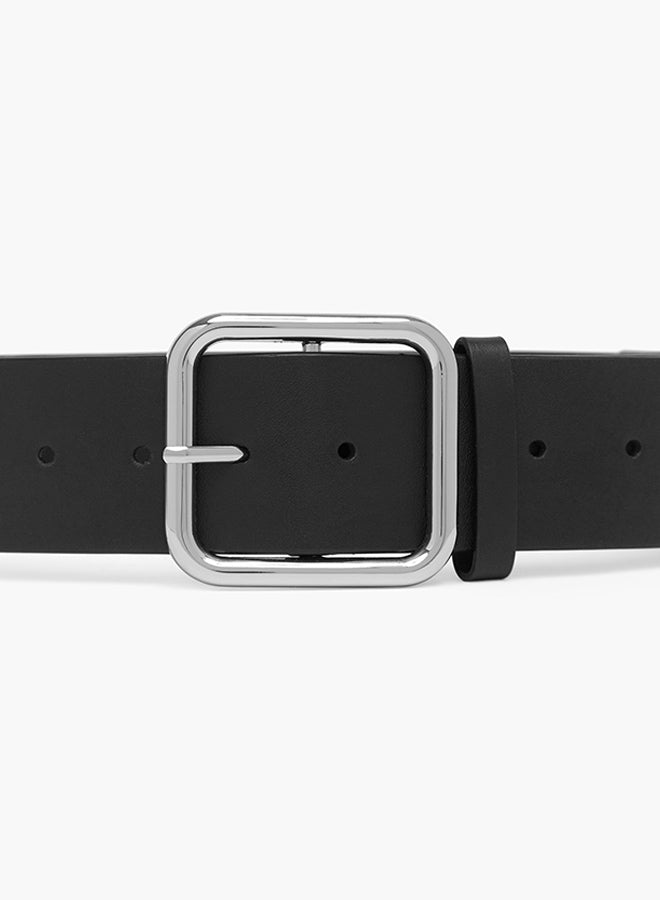 Wide Belt - Black Silver - Matteau