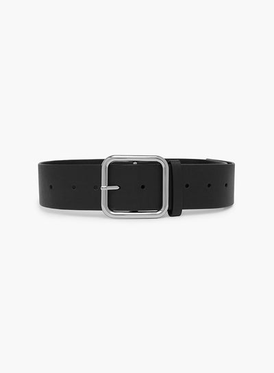 Wide Belt - Black Silver - Matteau