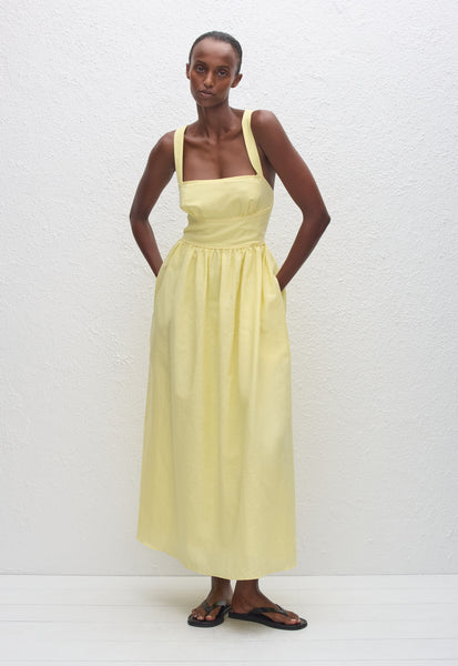 lemon linen dress Crossback - Size:EU 38.5/US 8 rooftop drinks altdone Wedtrend Women Sparkly Navy