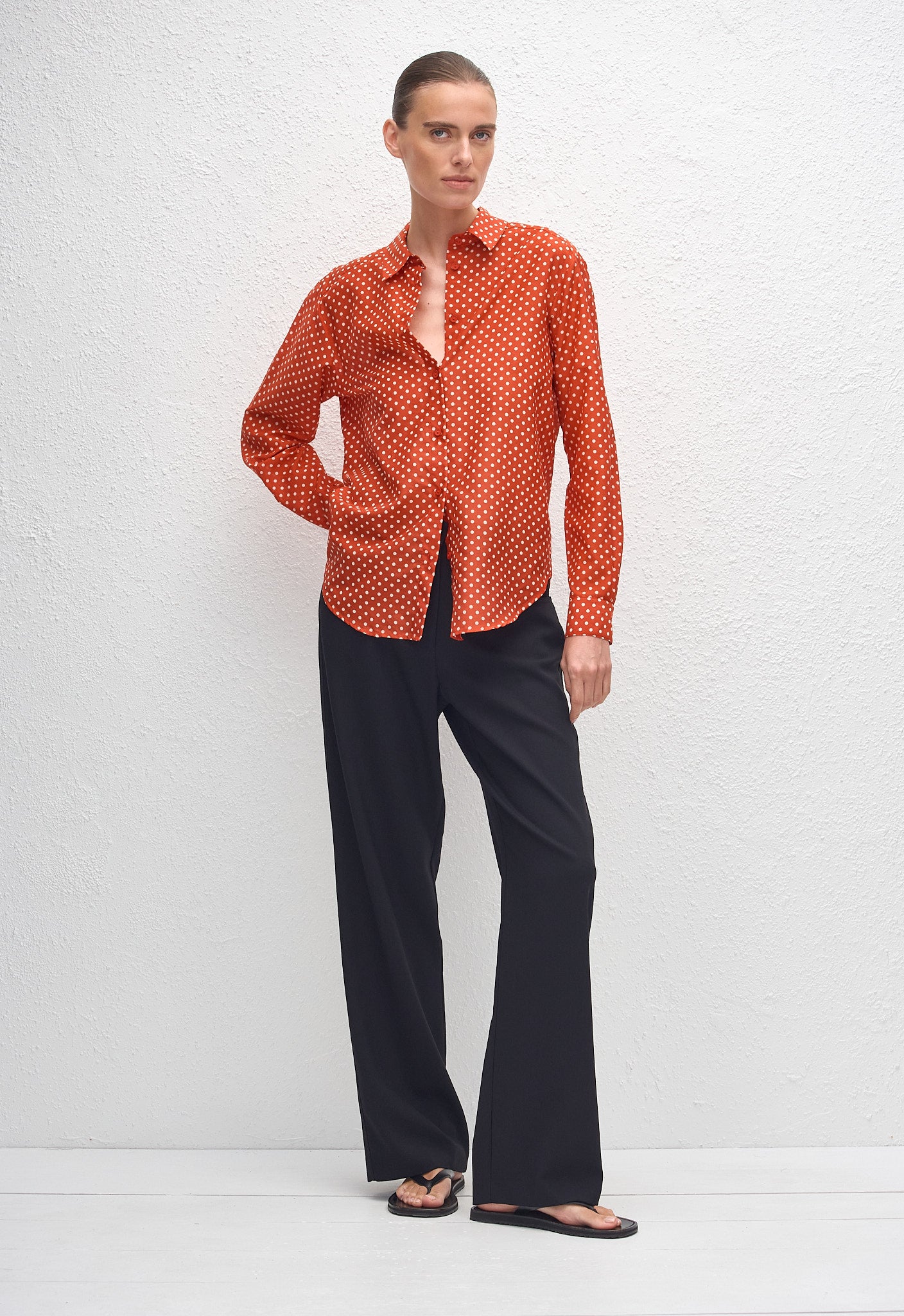 Classic Shirt - Polka Dot (Tomato) - Matteau