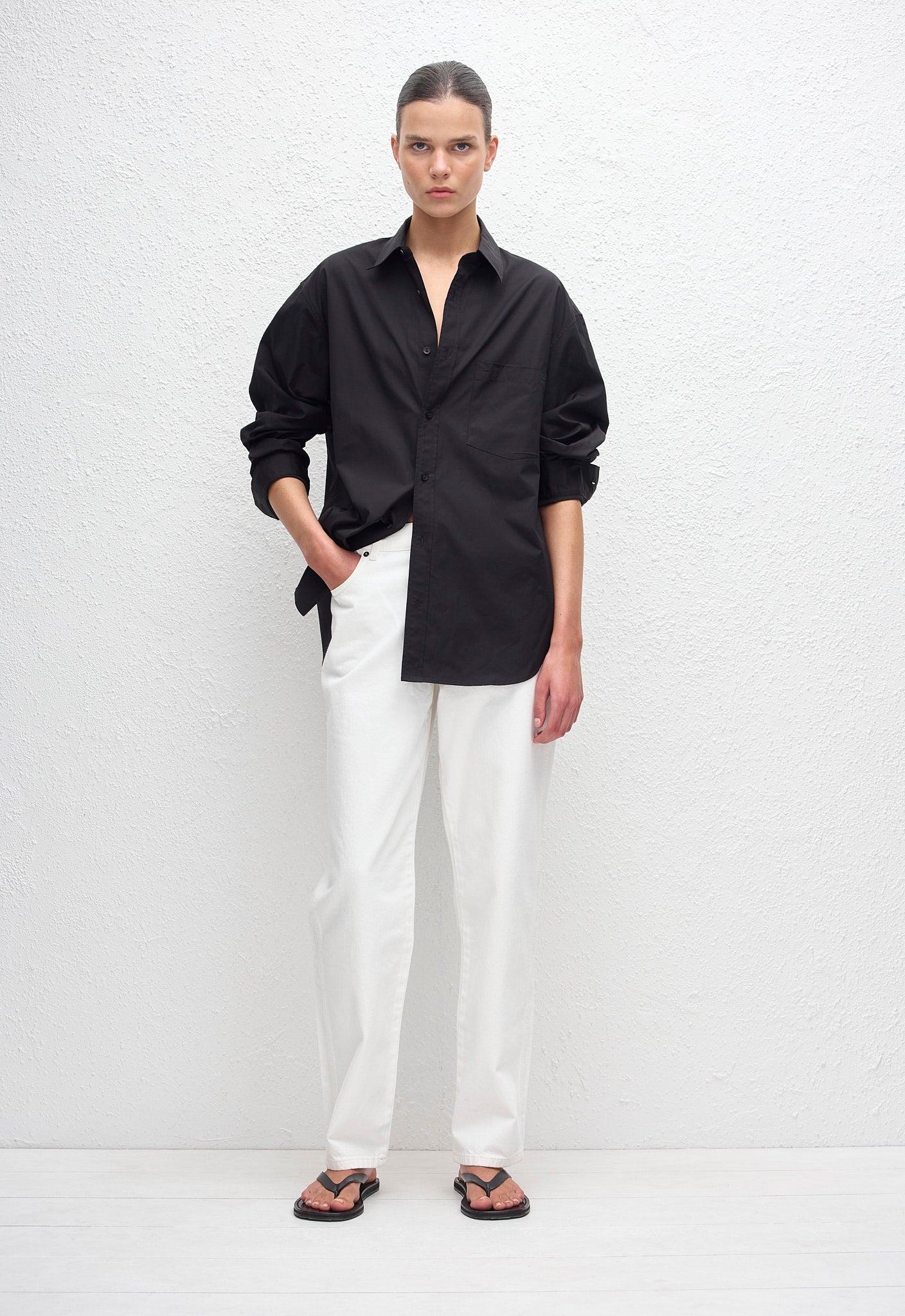 Classic Pocket Shirt - Black - Matteau