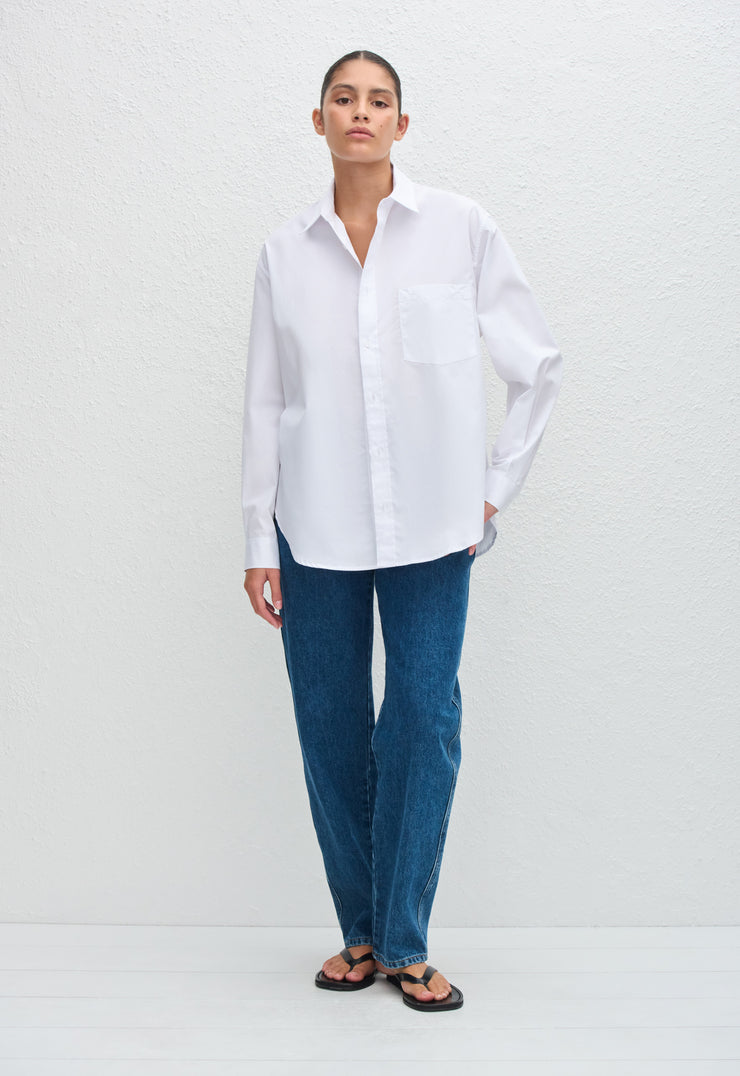 Classic Pocket Shirt - White - Matteau