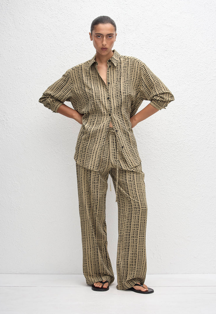Drawstring Trouser - Savanna in Desert - Matteau