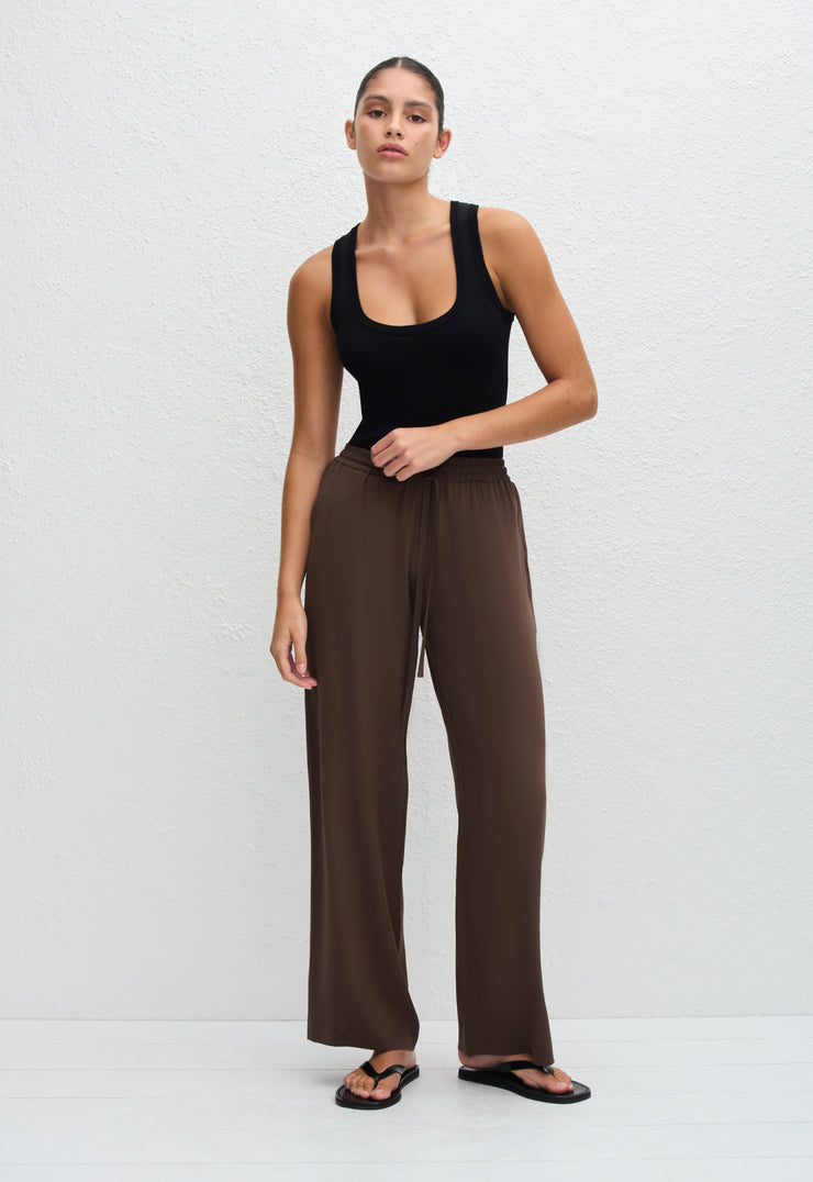 Drawstring Trouser - Truffle - Matteau