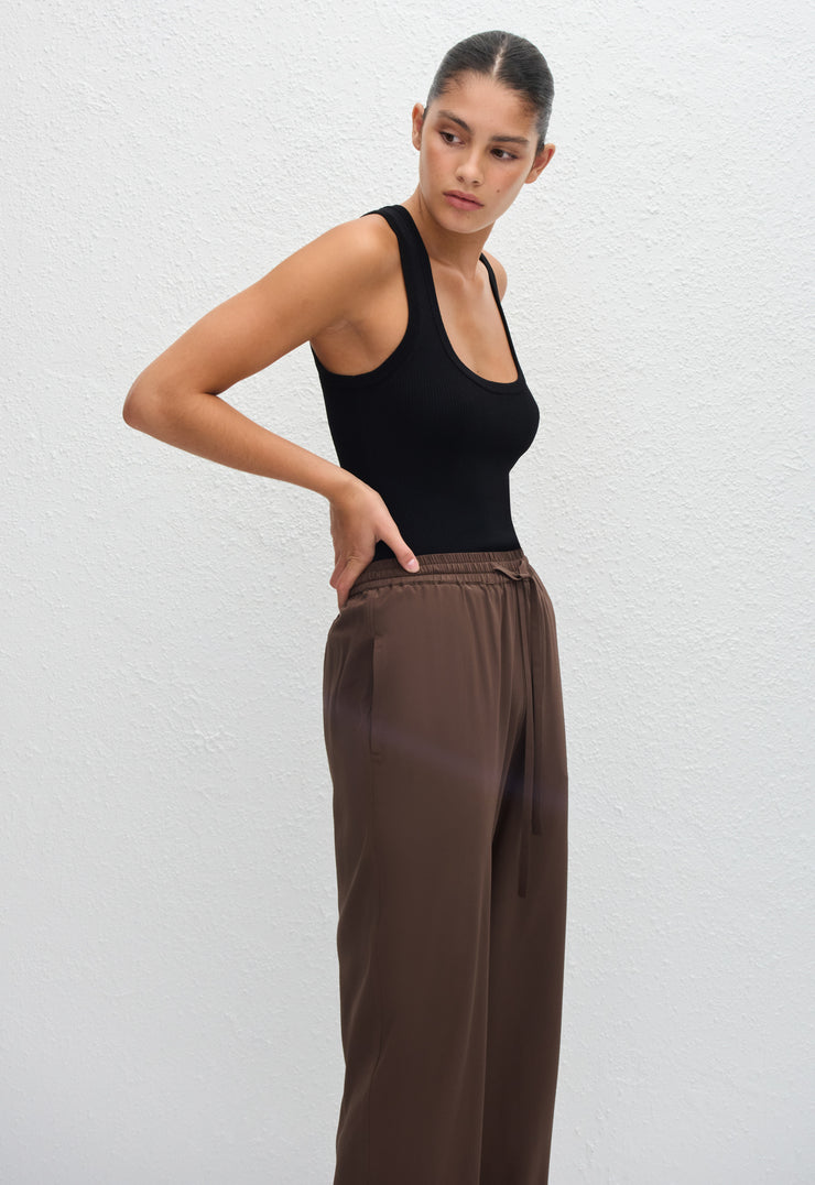 Drawstring Trouser - Truffle - Matteau