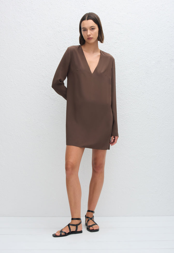 ワンピース Matteau Deep V-neck mini dress Deep V Mini Dress - Black - Matteau