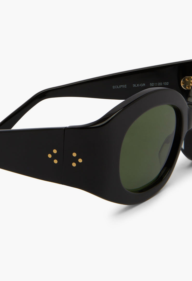 Eclipse - Black (Green Lens) - Matteau