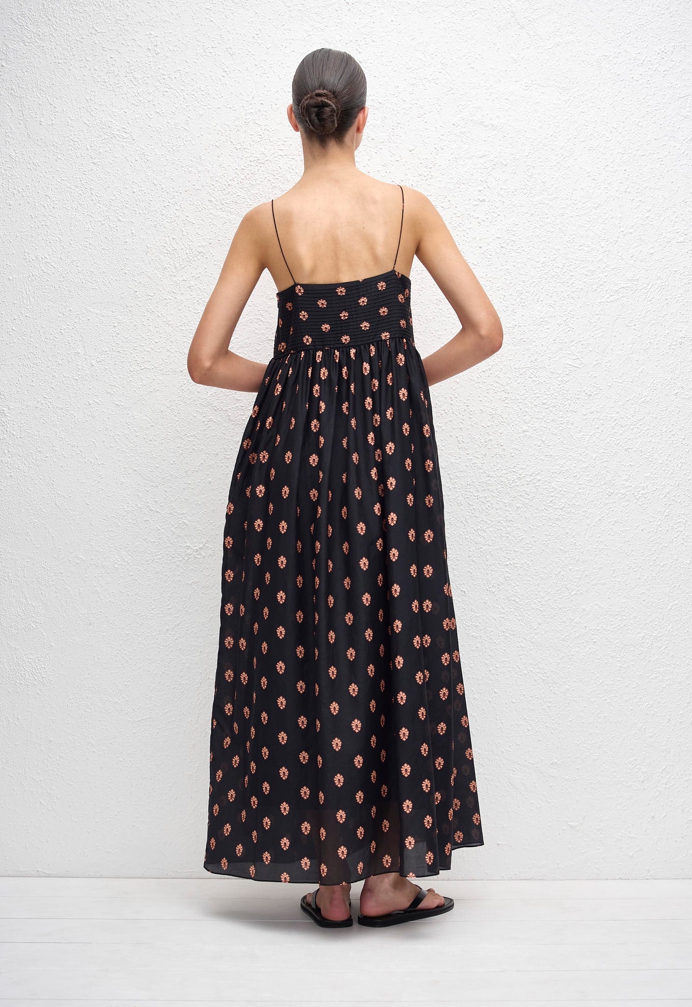 Empire Pintuck Bodice Dress - Vida - Matteau