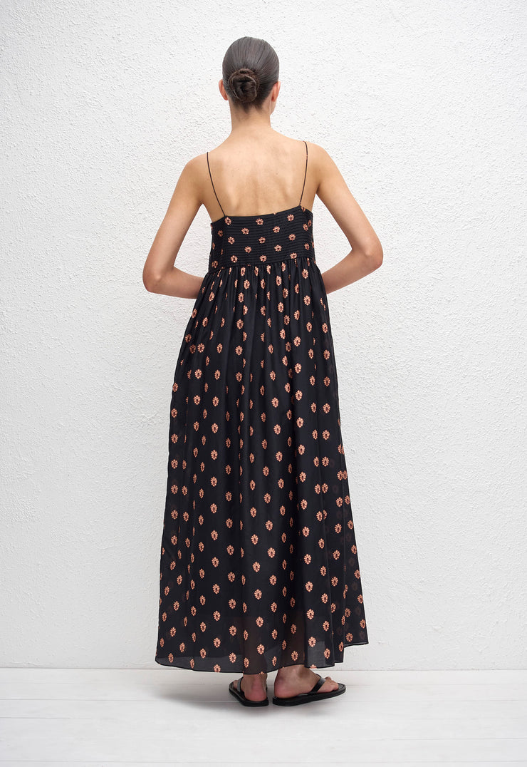 Empire Pintuck Bodice Dress - Vida - Matteau