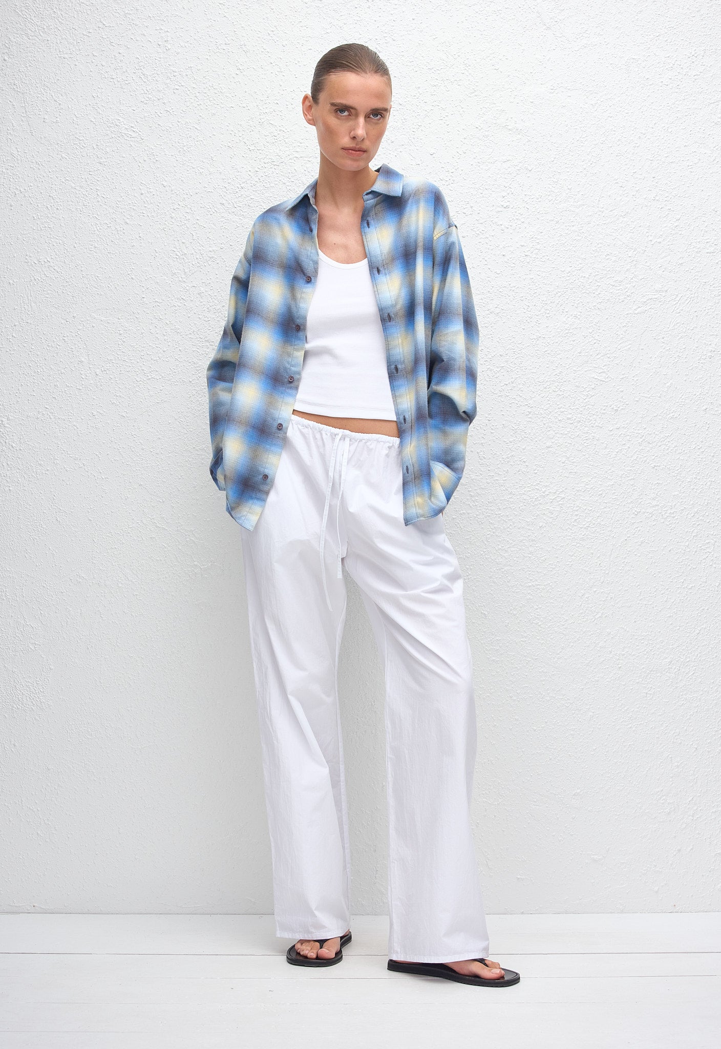 Flannel Shirt - Ocean Check - Matteau