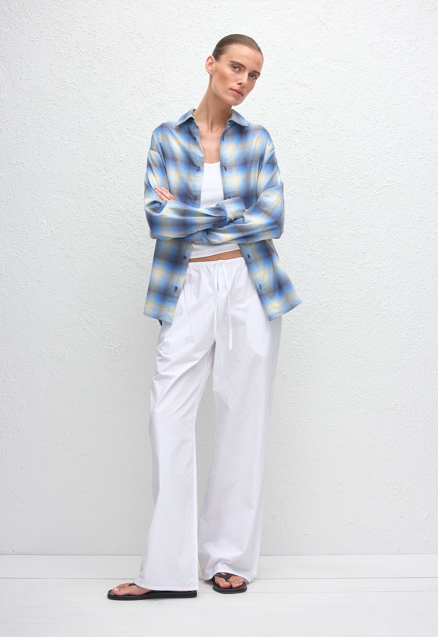 Flannel Shirt - Ocean Check - Matteau