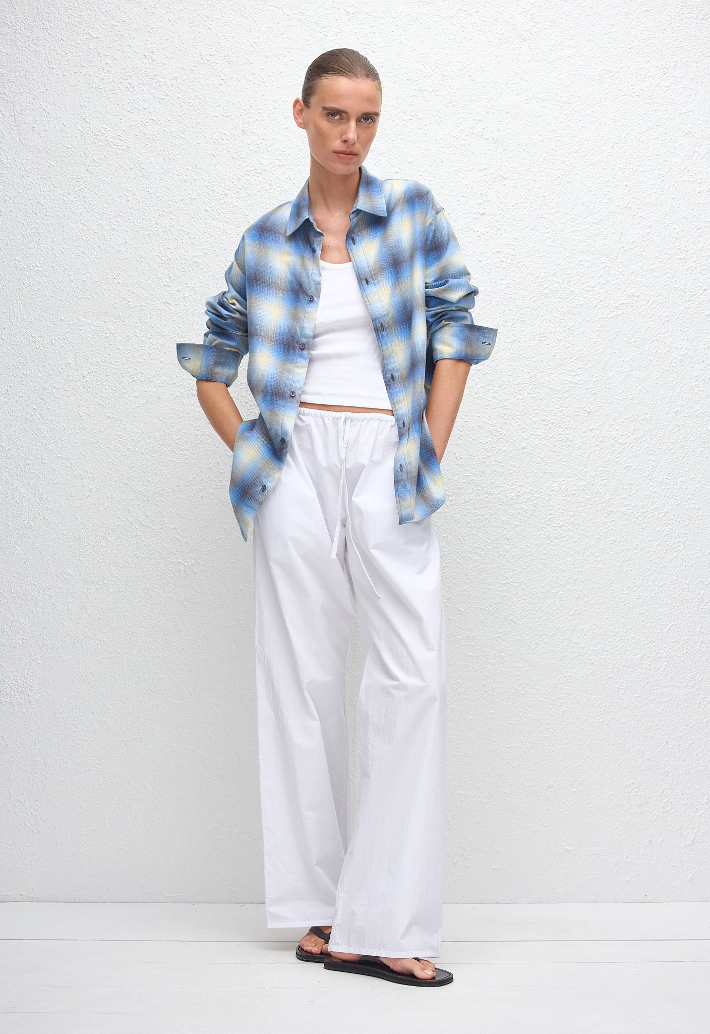 Flannel Shirt - Ocean Check - Matteau