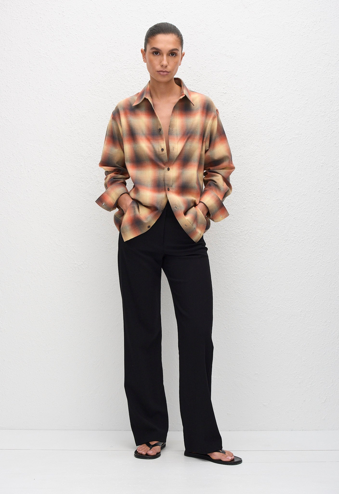 Flannel Shirt - Sunset Check - Matteau