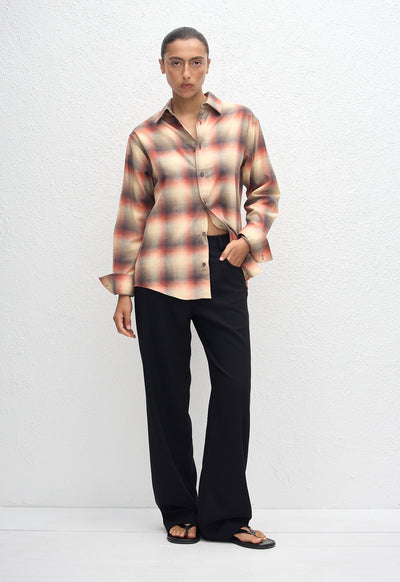 Flannel Shirt - Sunset Check - Matteau