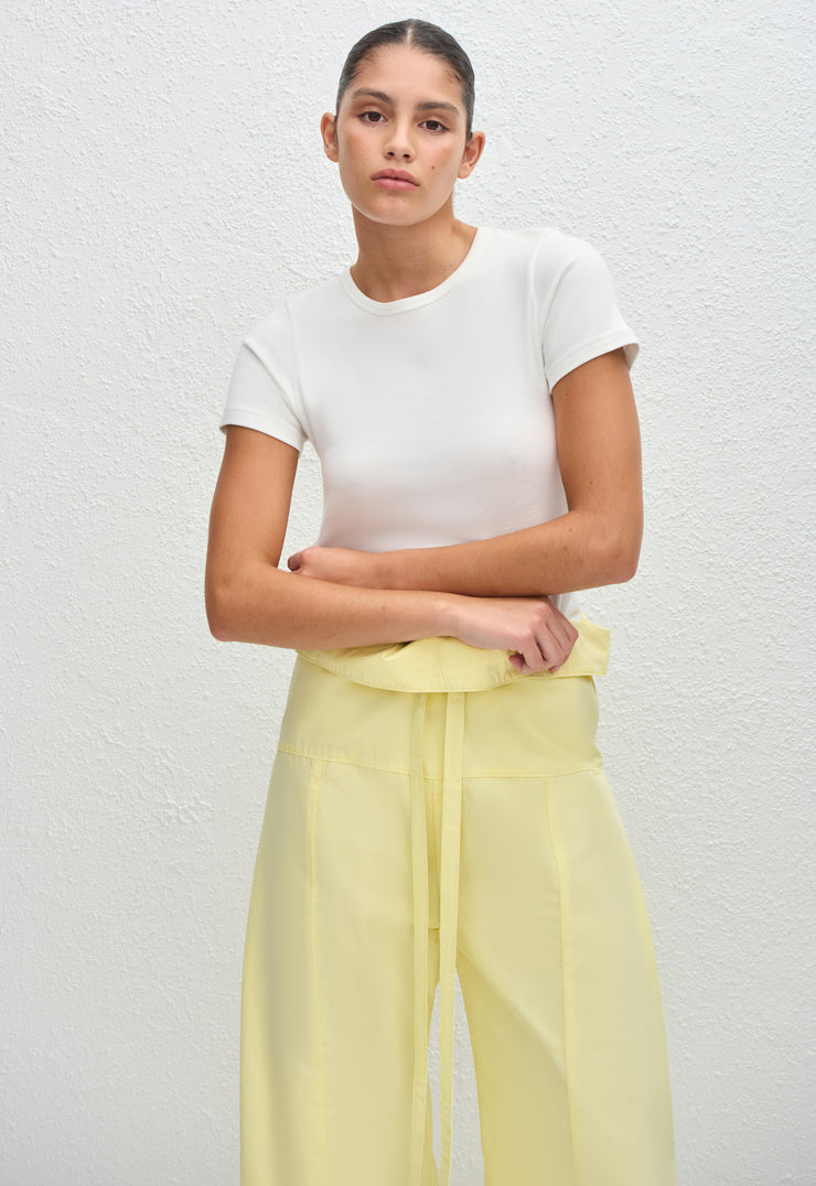 Fisherman Drawcord Pant - Lemon - Matteau