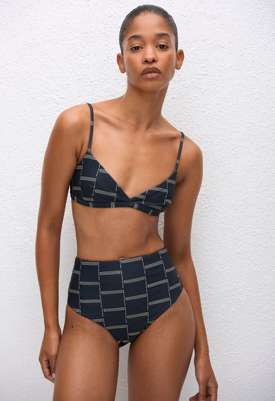 Tri Crop Top - Bamboo - Matteau