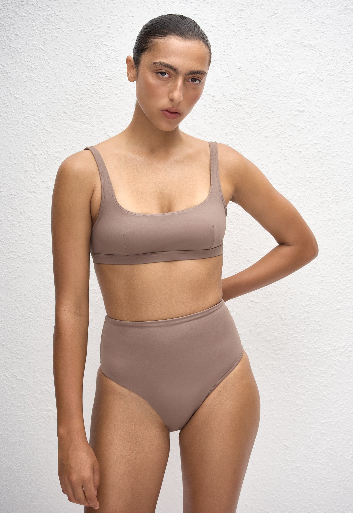 Nineties Crop Top - Clay - Matteau