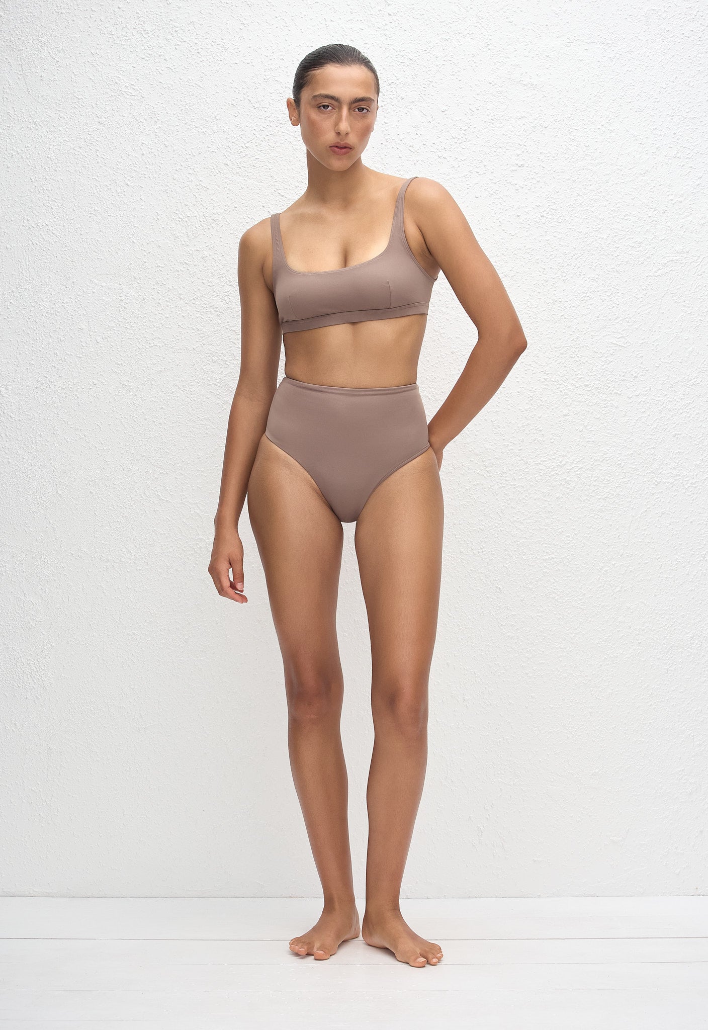 Nineties Crop Top - Clay - Matteau
