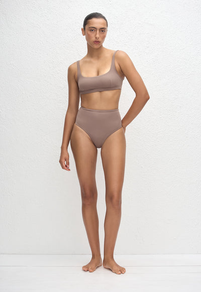 Nineties Crop Top - Clay - Matteau