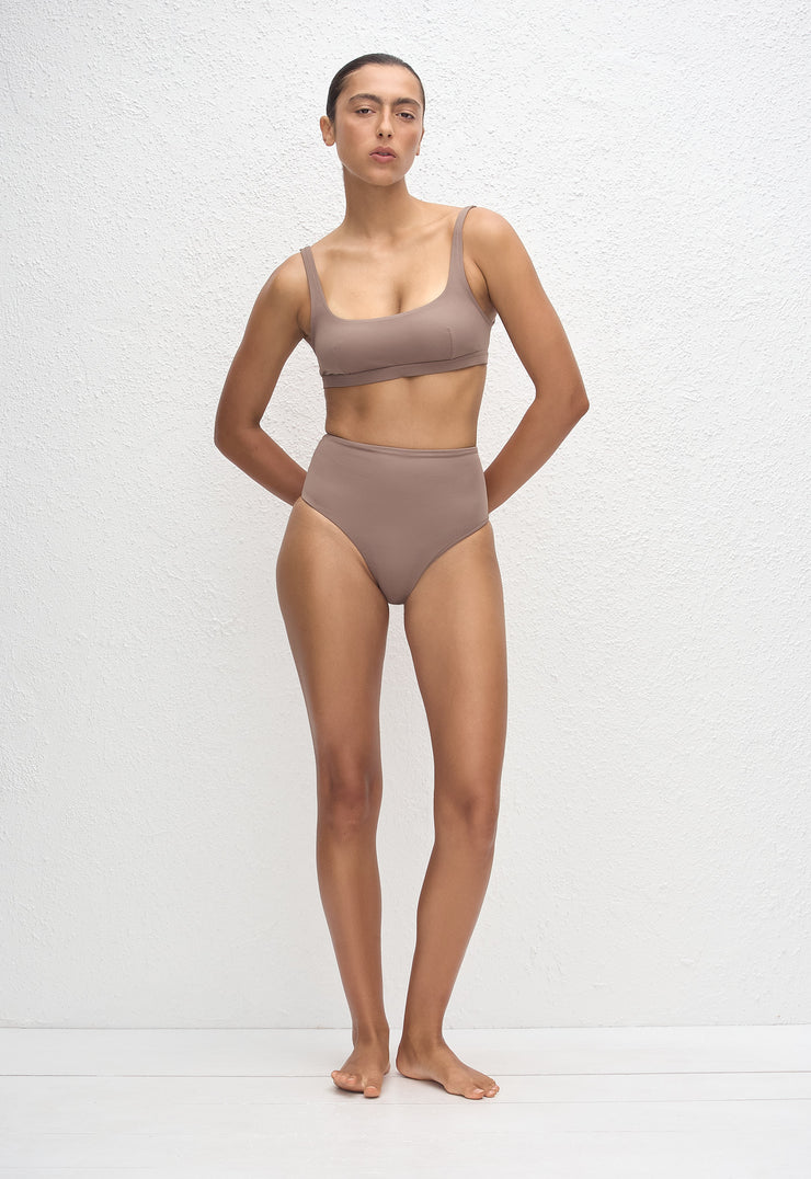 High Waist Brief - Clay - Matteau