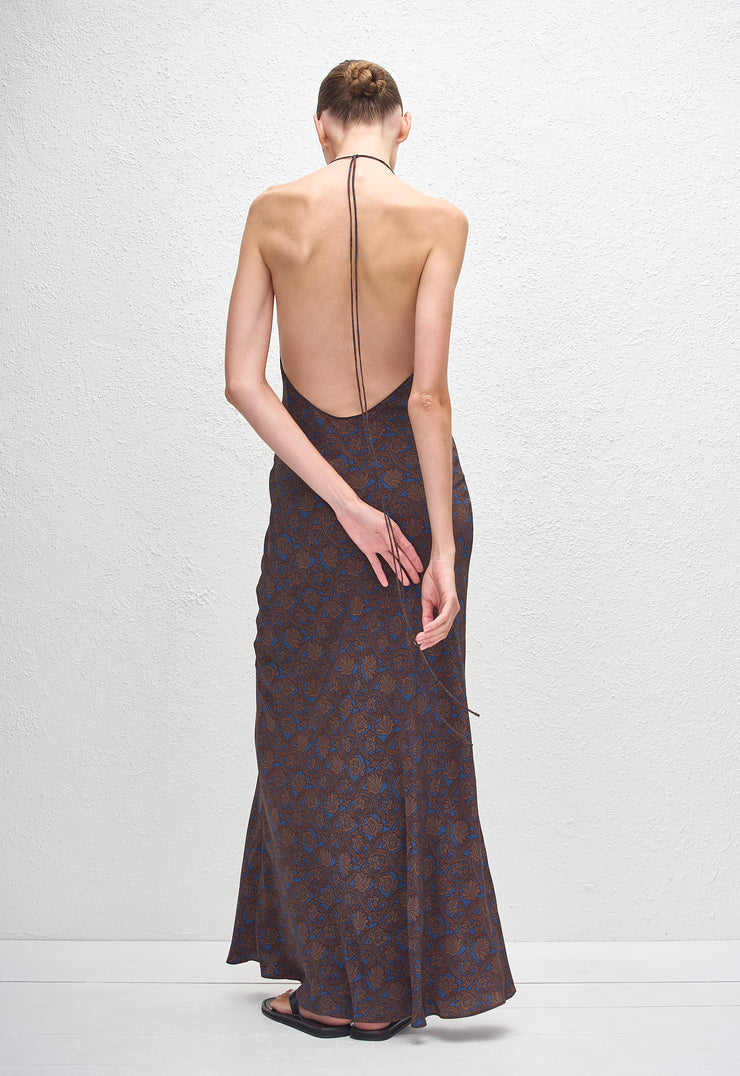 Low Back Halter Dress - Marrakesh - Matteau