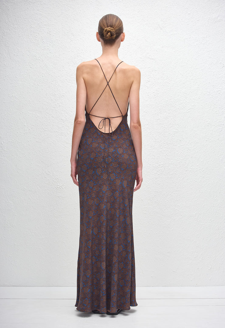 Low Back Halter Dress - Marrakesh - Matteau
