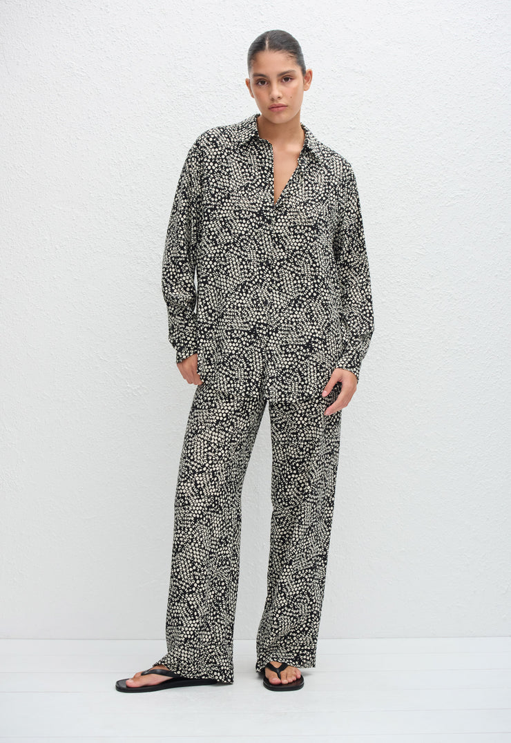 Long Sleeve Silk Shirt - Kyoto - Matteau