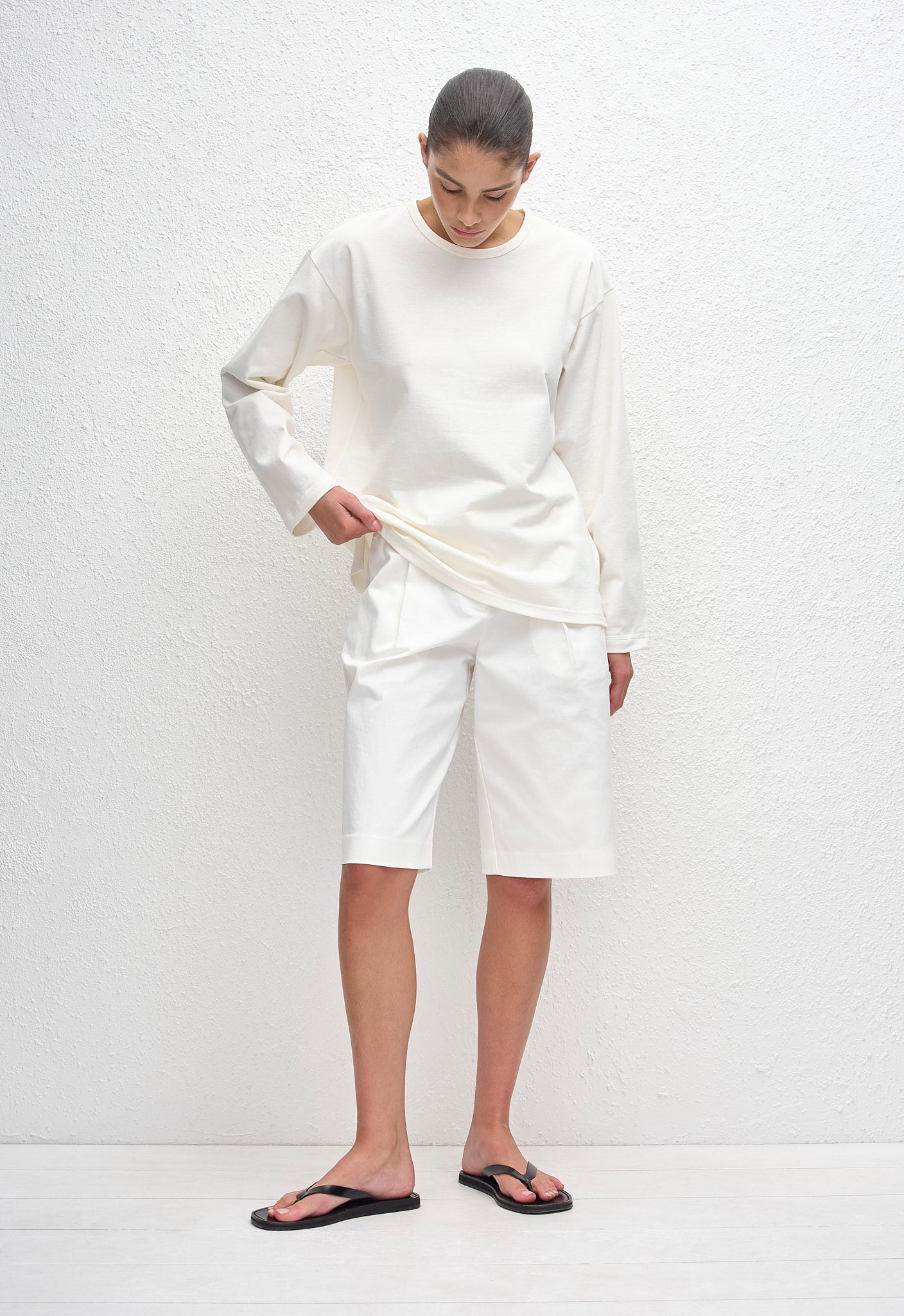 Long Sleeve Tee - Chalk - Matteau