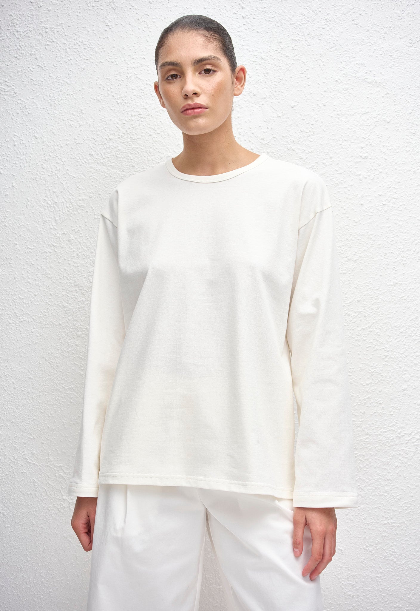 Long Sleeve Tee - Chalk - Matteau