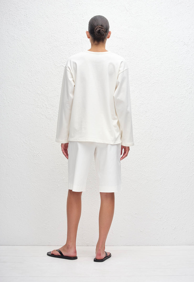 Long Sleeve Tee - Chalk - Matteau