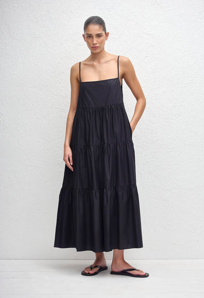 Tiered Sundress - Black - Matteau Tiered Sundress - Black - Matteau
