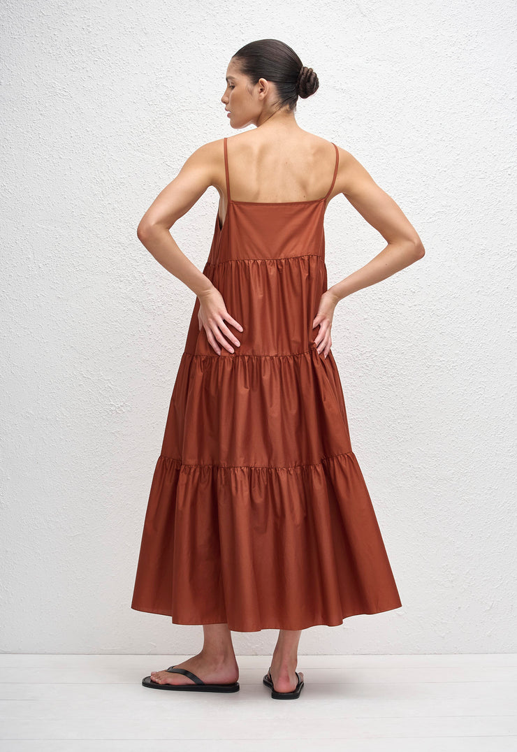 Tiered Sundress - Garnet - Matteau