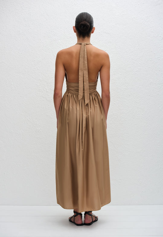 Rhonda Formal Plunging Halter Dress