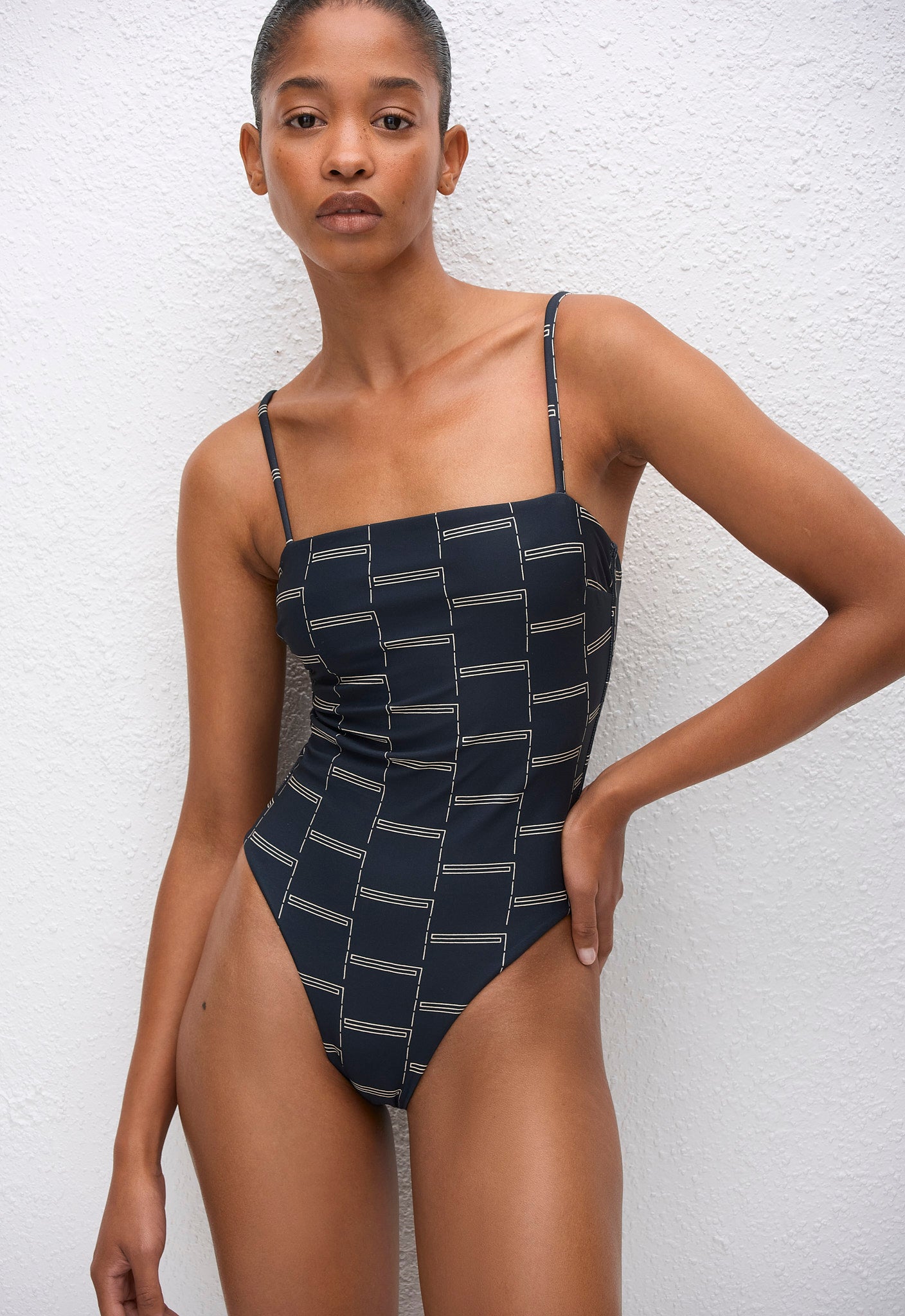 Petite Square Maillot - Bamboo - Matteau