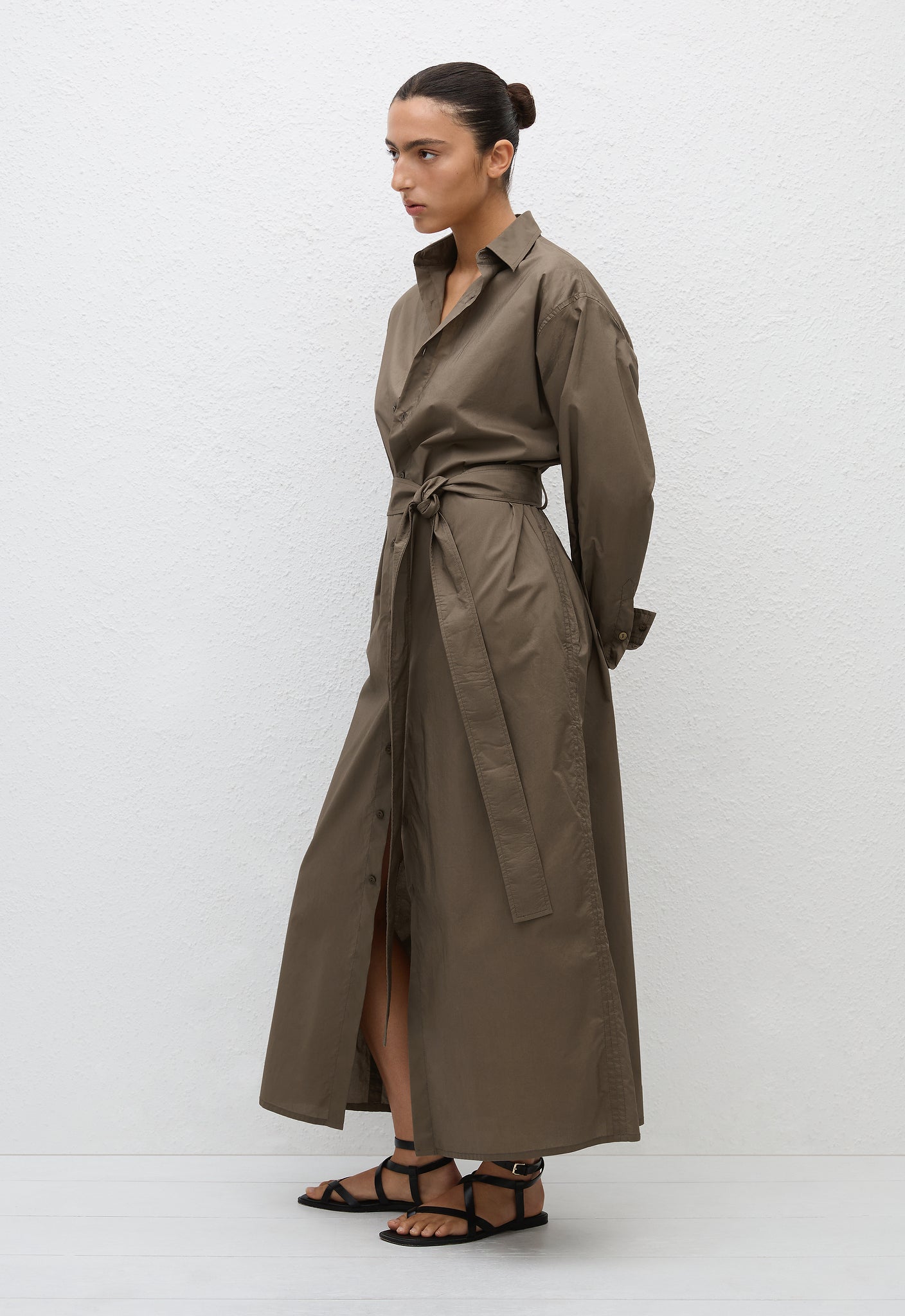 Everyday Shirt Dress - Birch - Matteau