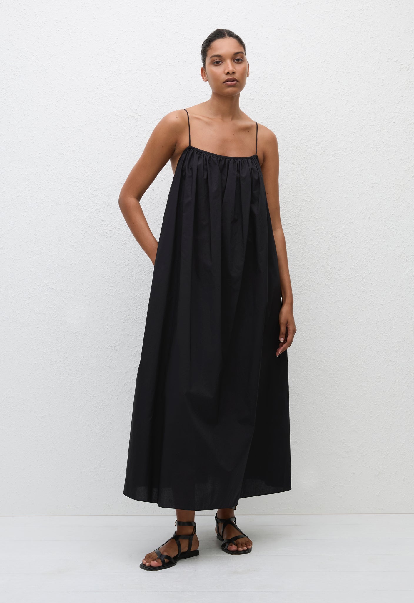 Voluminous Sundress -  Black - Matteau