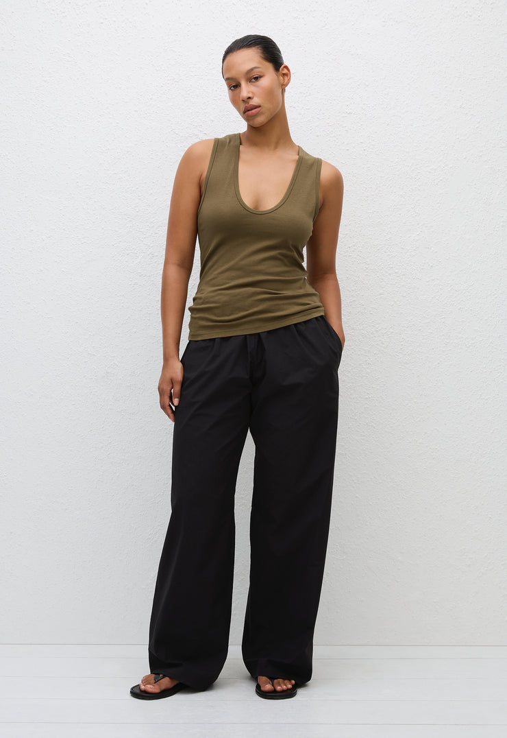 Deep U Tank - Olive - Matteau