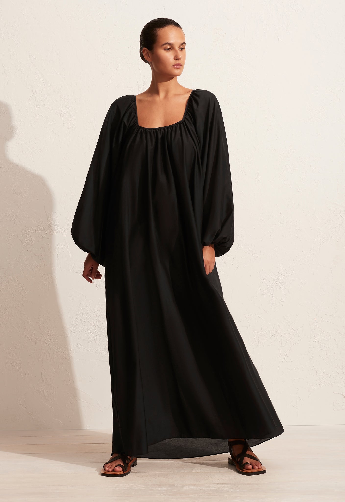 Decolette Dress - Black - Matteau
